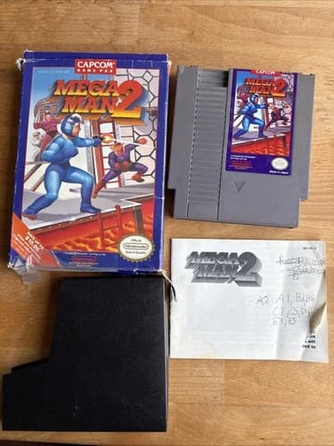 Mega Man 2 Nintendo NES Complete in Box w Manual CIB READ