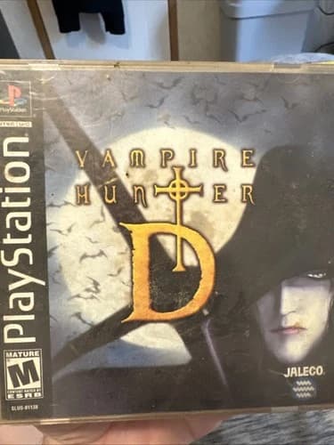 Vampire Hunter D (Sony Playstation 1 PS1, 2000) USA Complete w/Manual