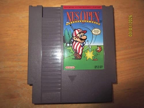 NES Open Tournament Golf Game NES Nintendo Mario Game Only