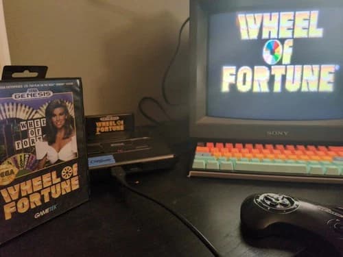 Wheel of Fortune (Sega Genesis), Complete in Box CIB - Tested Working