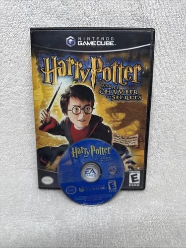 Harry Potter and the Chamber of Secrets - Gamecube (printed cover art)