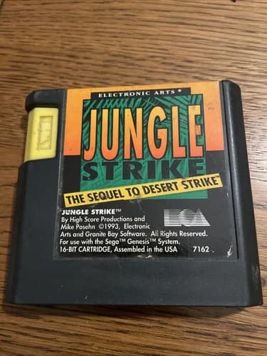 Jungle Strike Sega Genesis 1993 Cart Only Tested Working