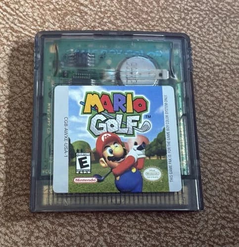 Mario Golf (Nintendo Game Boy Color, 1999) Authentic Game Cartridge Only Tested