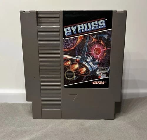 Gyruss Nintendo NES 1989 Tested Working Authentic Super Clean