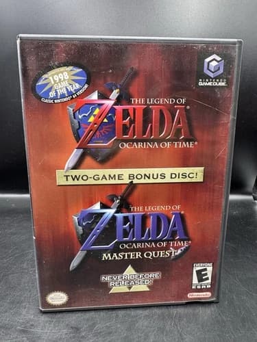 The Legend of Zelda Ocarina of Time Master Quest Nintendo GameCube Complete CIB