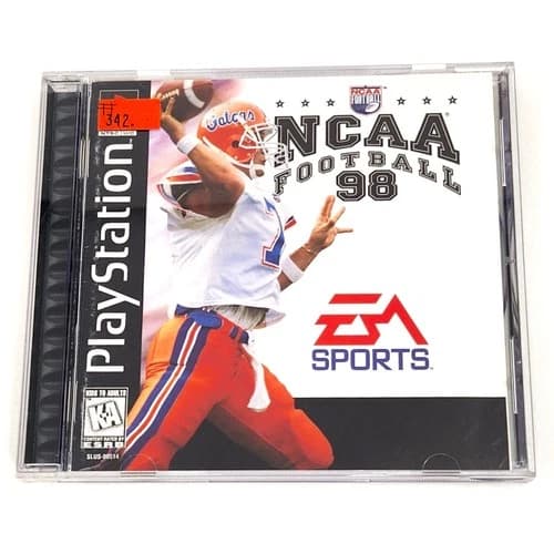 NCAA Football 98 - PlayStation 1, PS1 (Good, CIB, Scratch Free Disc)
