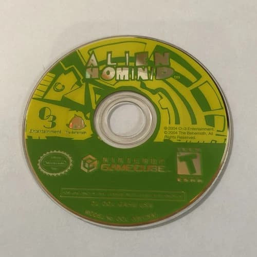 Alien Hominid (Nintendo GameCube, 2004) ☆ Authentic ☆ Tested And Working