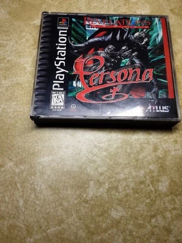 ATLUS Revelations: Persona Sony PlayStation 1 PS1 RPG NTSC-U/C 1996. Tested