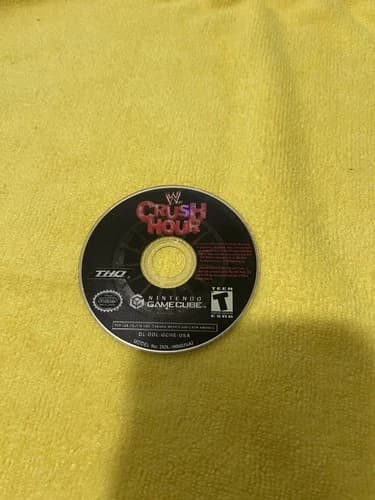 WWE Crush Hour (GameCube, 2004) Disc Only - TESTED AND WORKING GAME