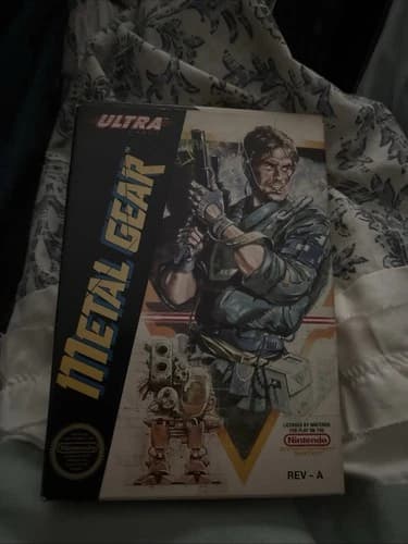 Metal Gear (Nintendo NES, 1988) Complete CIB Game w/ Box Manual Map Authentic