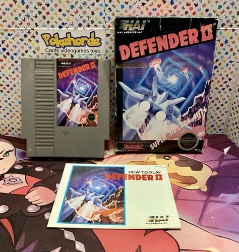Defender II - Nintendo Entertainment System Nes - Complete In Box CIB