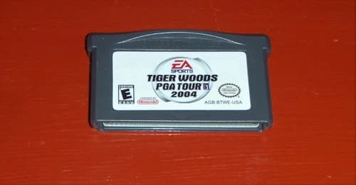 Tiger Woods PGA Tour 2004 (Nintendo Game Boy Advance, 2003 GBA)-Cart Only