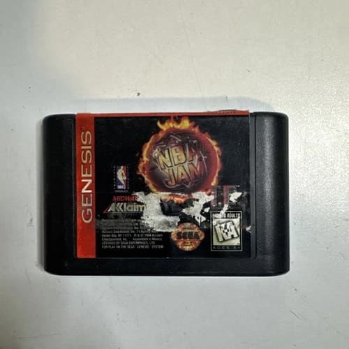NBA Jam TE Tournament Edition (Sega Genesis, 1995) Cartridge Only