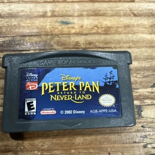 Peter Pan: Return to Never Land Game Boy Advance GBA Tested Works