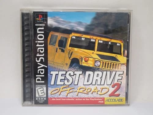 Test Drive Off-Road 2 PlayStation PS1 Complete Tested Video Game