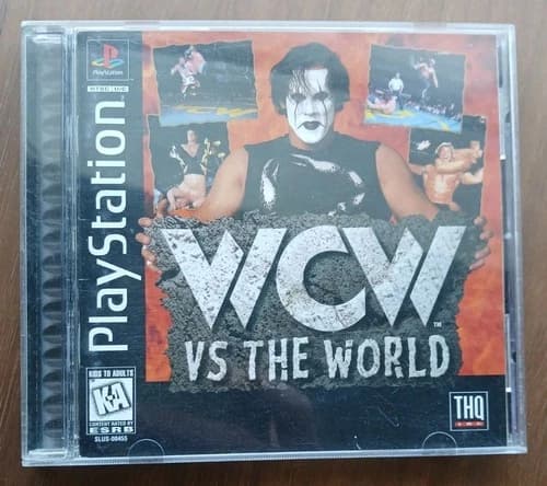 WCW vs. The World (Sony PlayStation 1, 1997) PS1 Complete CIB W/ Reg Card