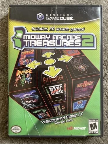 Midway Arcade Treasures 2 - Nintendo Gamecube Complete Clean Tested