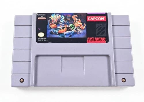 FINAL FIGHT 2 Authentic 1993 Super Nintendo SNES Clean Pins