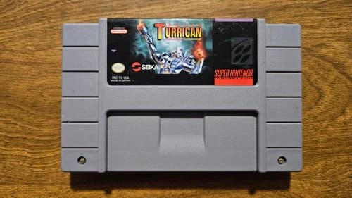 Super Turrican Cartridge Only Super Nintendo Entertainment System SNES