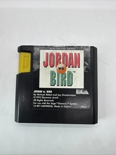 Jordan Vs Bird: One-On-One Sega Genesis Video Game - Authentic Cartridge Only