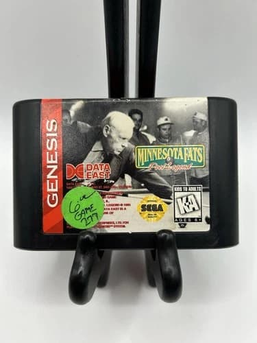Minnesota Fats: Pool Legend (Sega Genesis, 1994) - Game Cartridge Only Tested
