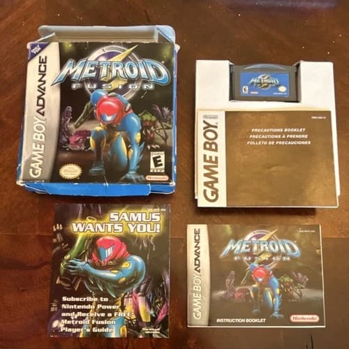 Metroid Fusion - Metroid 4 - Game Boy Advance - CIB - Tested