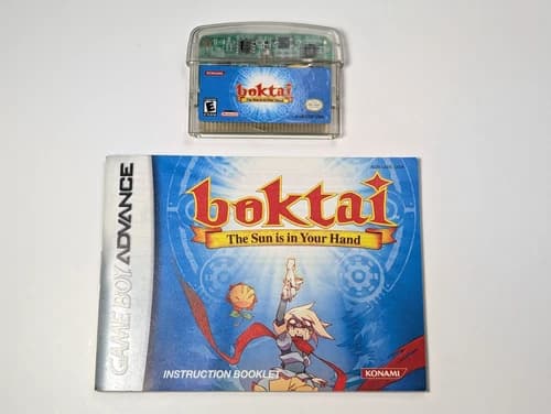 Boktai The Sun is in Your Hand Game Boy Advance authentic, new battery installed