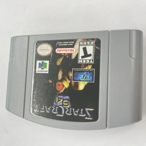 StarCraft 64 - Nintendo 64 (N64) Rare find Tested and working Vintage cartridge