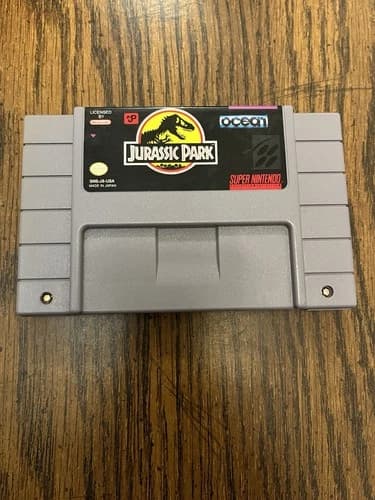 Jurassic Park (Super Nintendo, 1993) SNES Cartridge Only Tested