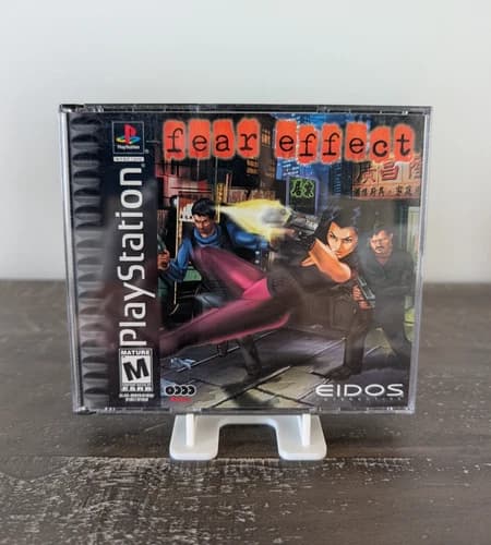 Fear Effect (2000) — PlayStation PS1 — CIB Complete — 4 Discs — Very Good
