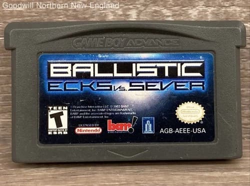 Ballistic Ecks vs Sever Nintendo Game Boy Advance Game Cart Only Tested Works