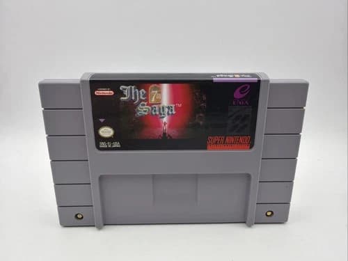 The 7th Saga (Nintendo SNES, 1993) Authentic Tested Works