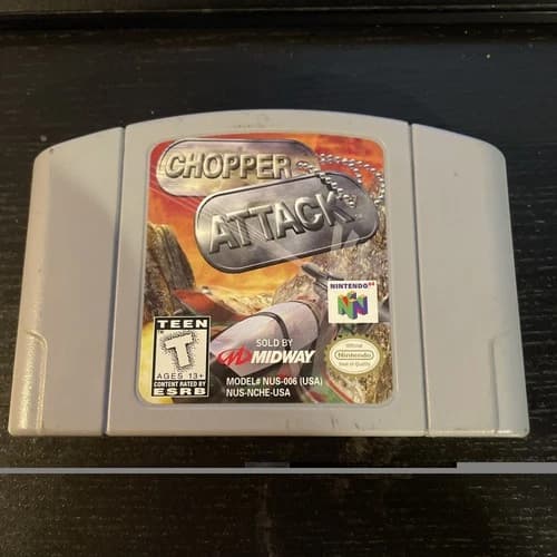 Chopper Attack (Nintendo 64 N64) Authentic & Tested