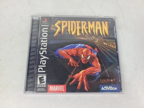 Spider-Man Sony PlayStation 1, PS1, 2000 CIB (TESTED)