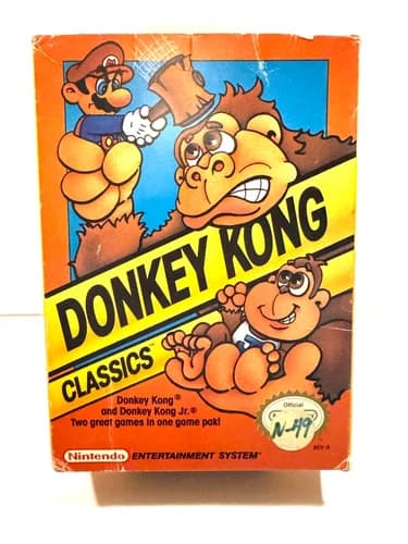 Donkey Kong Classics NES Original Game (Nintendo Entertainment System, 1988)