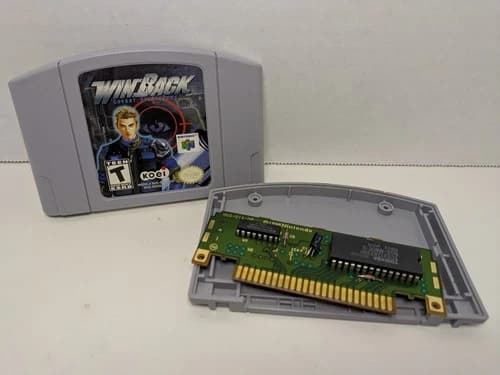 WINBACK Covert Operations (Nintendo 64, N64, 1999) Authentic Tested Working