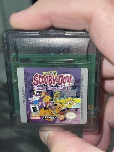Scooby-Doo Classic Creep Capers GBC (Game Boy Color 2001) Cartoon Network Tested