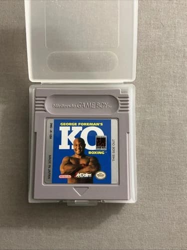 George Foreman’s KO Nintendo Gameboy Boxing Official Tested & Working Acclaim