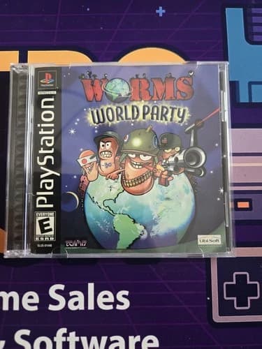 Worms World Party complete Playstation 1 PS1