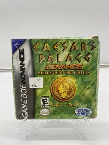Caesars Palace Advance: Millennium Gold Edition (Nintendo GBA, 2001) New