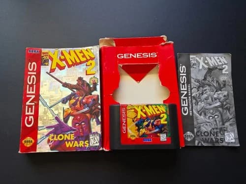 X-Men 2: Clone Wars (Sega Genesis, 1995) CIB