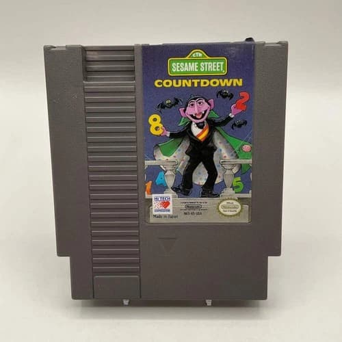 Sesame Street Countdown NES Used