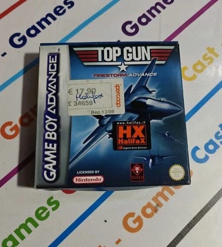 NINTENDO GBA TOP GUN FIRESTORM ADVANCE GAMEBOY ADVANCE ITALIAN COMPLETE