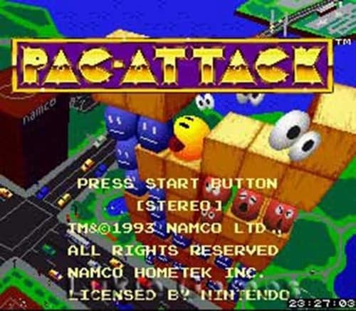 Pac-Attack - SNES Super Nintendo Game
