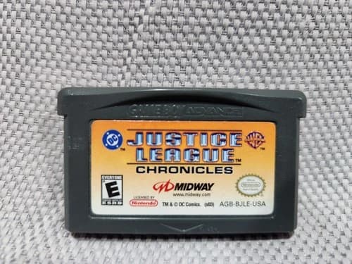 Justice League Chronicles Nintendo GameBoy Advance Game Cartridge Only Tested