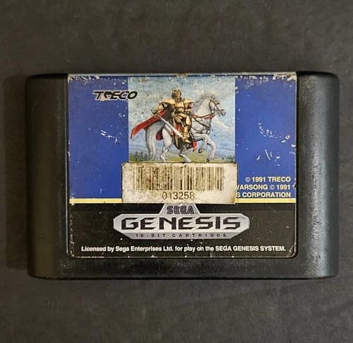 Warsong (Sega Genesis, 1991) Authentic Game Cartridge Tested Working