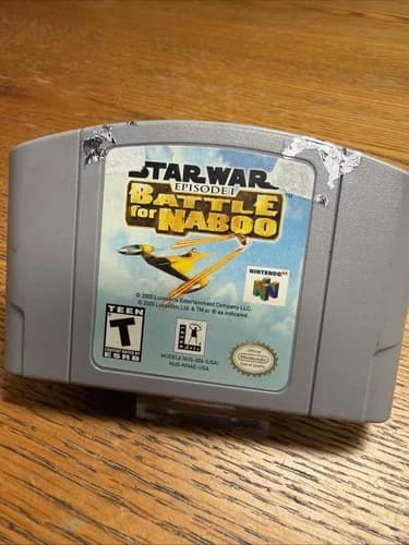 Star Wars Episode I Battle for Naboo Nintendo 64 N64 Cartridge Only Authentic