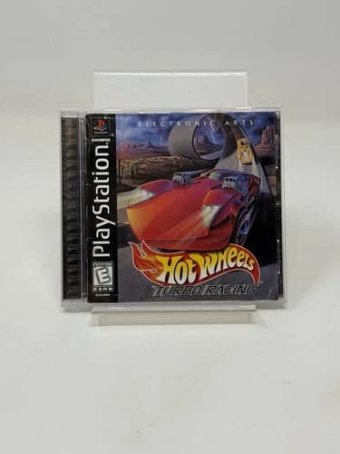 Hot Wheels Turbo Racing Sony Playstation PS1 CIB Complete Tested Working
