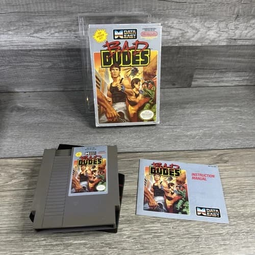 Bad Dudes (Nintendo Entertainment System, 1990) Nes Complete In Box CIB