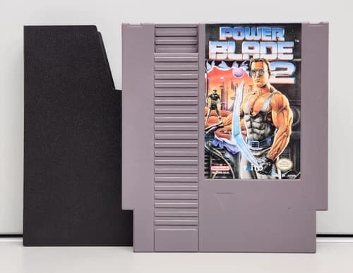 Vintage Nintendo NES Power Blade 2 Taito Video Game Cartridge 1992 Tested